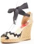 Christian Louboutin Pre-owned Canvas heels Beige Dames - Thumbnail 3