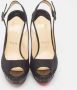 Christian Louboutin Pre-owned Canvas heels Black Dames - Thumbnail 3