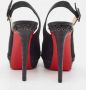 Christian Louboutin Pre-owned Canvas heels Black Dames - Thumbnail 5