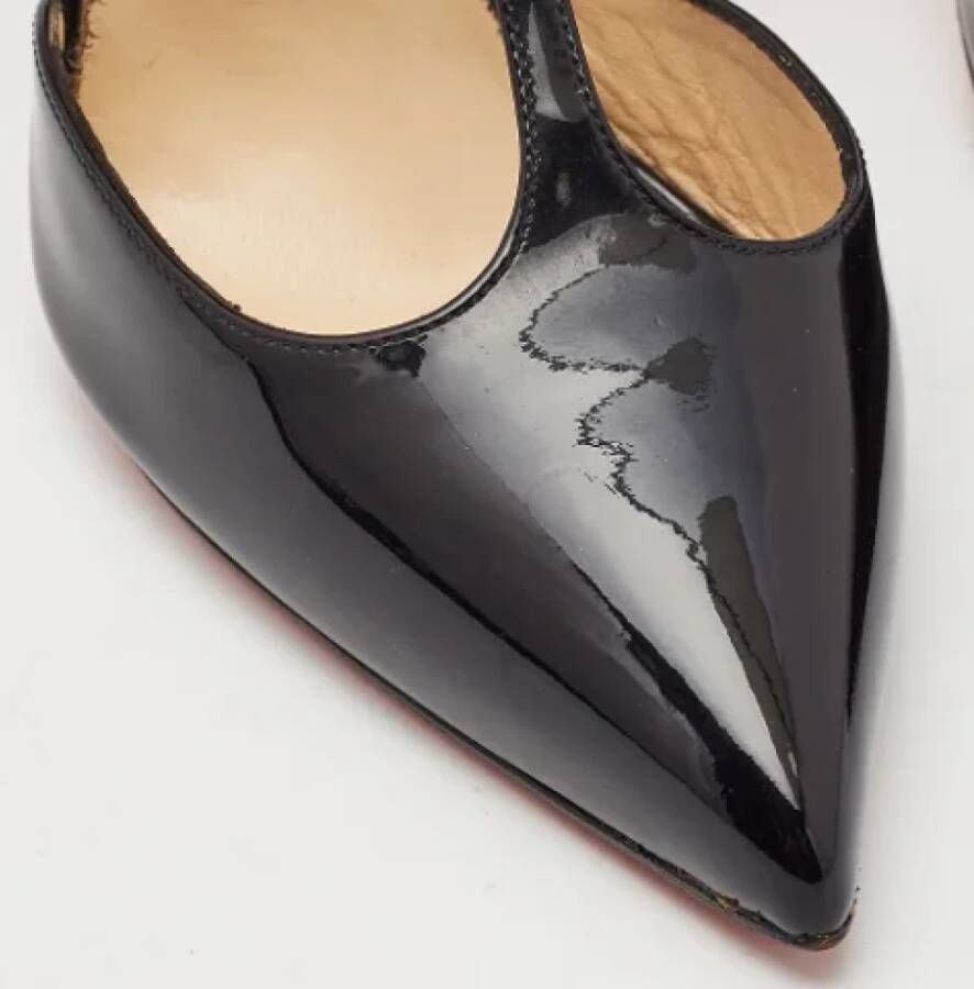 Christian Louboutin Pre-owned Canvas heels Black Dames