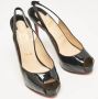 Christian Louboutin Pre-owned Canvas heels Black Dames - Thumbnail 2