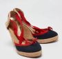 Christian Louboutin Pre-owned Canvas heels Blue Dames - Thumbnail 3