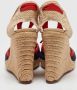 Christian Louboutin Pre-owned Canvas heels Blue Dames - Thumbnail 4