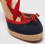 Christian Louboutin Pre-owned Canvas heels Blue Dames - Thumbnail 6