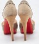 Christian Louboutin Pre-owned Canvas heels Brown Dames - Thumbnail 5