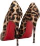 Christian Louboutin Pre-owned Canvas heels Brown Dames - Thumbnail 4