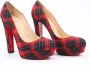 Christian Louboutin Pre-owned Canvas heels Red Dames - Thumbnail 2