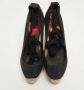 Christian Louboutin Pre-owned Canvas sandals Black Dames - Thumbnail 3