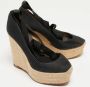 Christian Louboutin Pre-owned Canvas sandals Black Dames - Thumbnail 4