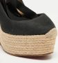 Christian Louboutin Pre-owned Canvas sandals Black Dames - Thumbnail 7
