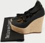 Christian Louboutin Pre-owned Canvas sandals Black Dames - Thumbnail 9
