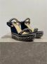 Christian Louboutin Pre-owned Canvas sandals Blue Dames - Thumbnail 3