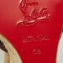 Christian Louboutin Pre-owned Canvas sandals Brown Dames - Thumbnail 8