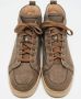 Christian Louboutin Pre-owned Canvas sneakers Brown Heren - Thumbnail 2