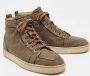 Christian Louboutin Pre-owned Canvas sneakers Brown Heren - Thumbnail 3