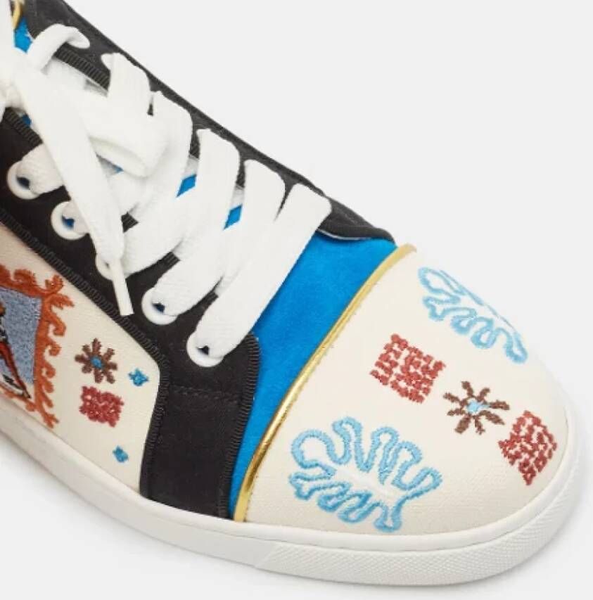 Christian Louboutin Pre-owned Canvas sneakers Multicolor Dames