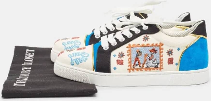 Christian Louboutin Pre-owned Canvas sneakers Multicolor Dames