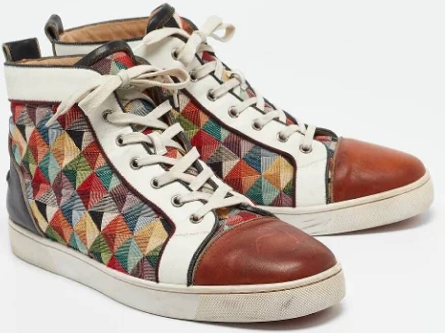 Christian Louboutin Pre-owned Canvas sneakers Multicolor Heren