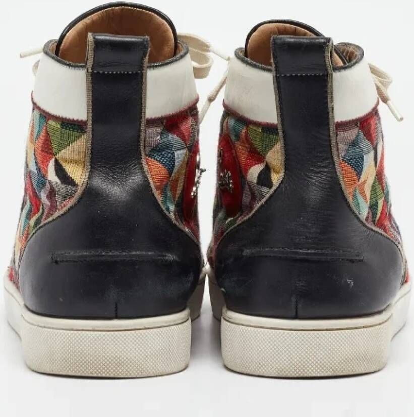 Christian Louboutin Pre-owned Canvas sneakers Multicolor Heren