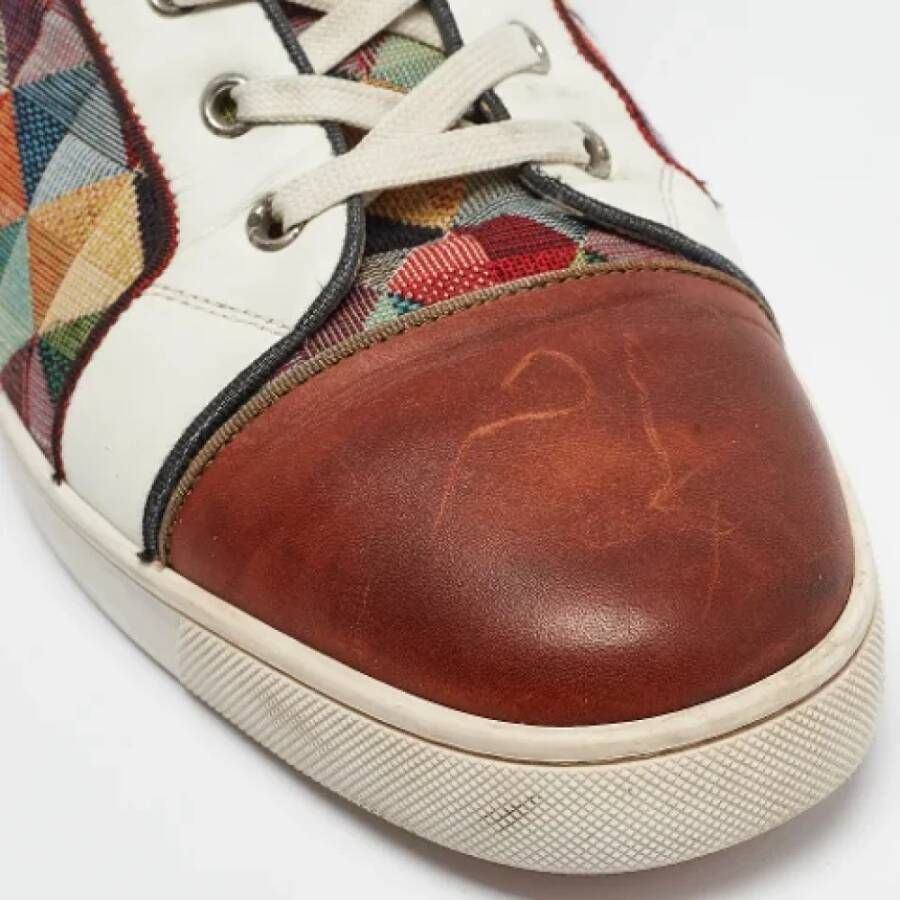 Christian Louboutin Pre-owned Canvas sneakers Multicolor Heren