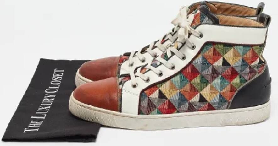 Christian Louboutin Pre-owned Canvas sneakers Multicolor Heren