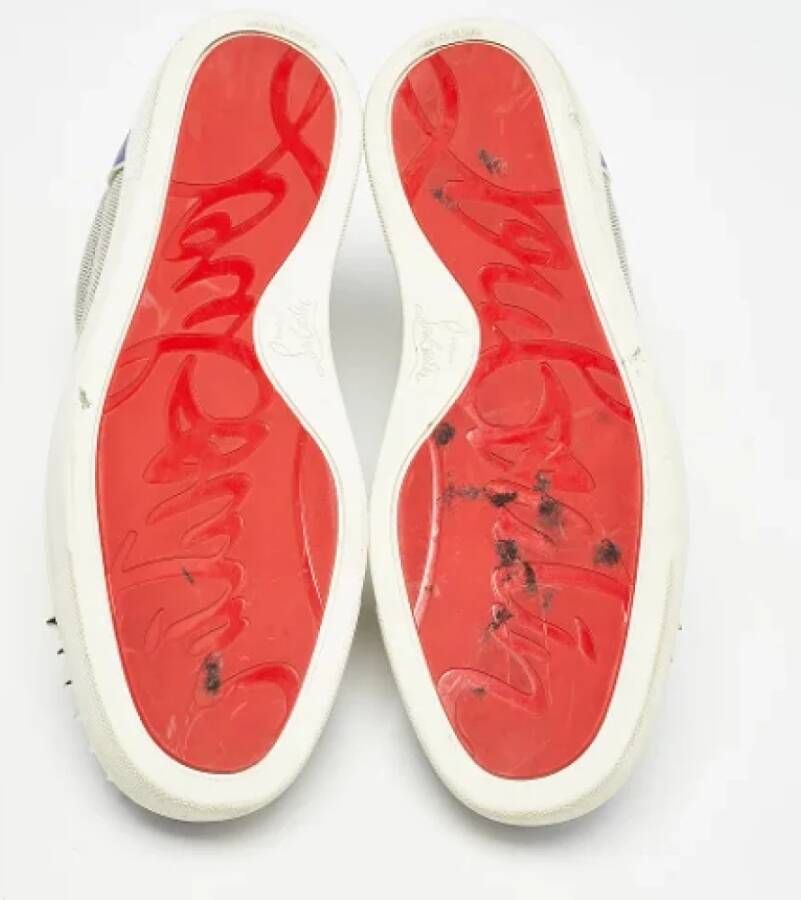 Christian Louboutin Pre-owned Canvas sneakers Multicolor Heren