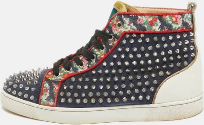 Christian Louboutin Pre-owned Canvas sneakers Multicolor Heren