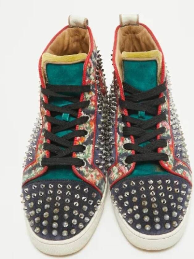 Christian Louboutin Pre-owned Canvas sneakers Multicolor Heren