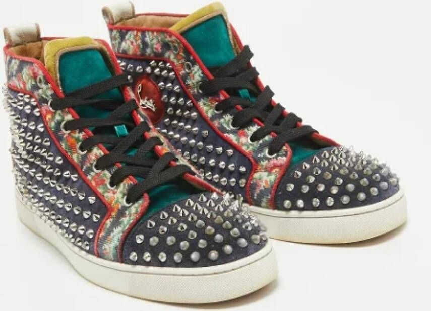 Christian Louboutin Pre-owned Canvas sneakers Multicolor Heren