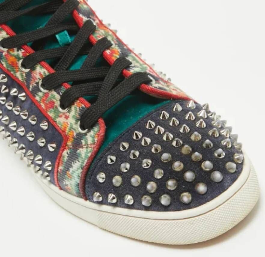 Christian Louboutin Pre-owned Canvas sneakers Multicolor Heren