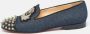 Christian Louboutin Pre-owned Denim flats Blue Dames - Thumbnail 2