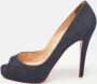 Christian Louboutin Pre-owned Denim heels Blue Dames - Thumbnail 2