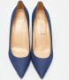 Christian Louboutin Pre-owned Denim heels Blue Dames - Thumbnail 3