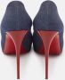 Christian Louboutin Pre-owned Denim heels Blue Dames - Thumbnail 5