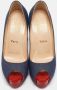 Christian Louboutin Pre-owned Denim heels Blue Dames - Thumbnail 2