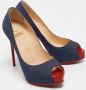 Christian Louboutin Pre-owned Denim heels Blue Dames - Thumbnail 3