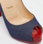 Christian Louboutin Pre-owned Denim heels Blue Dames - Thumbnail 6