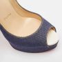 Christian Louboutin Pre-owned Denim heels Blue Dames - Thumbnail 5