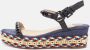 Christian Louboutin Pre-owned Denim sandals Black Dames - Thumbnail 2