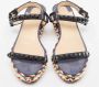 Christian Louboutin Pre-owned Denim sandals Black Dames - Thumbnail 3