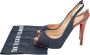 Christian Louboutin Pre-owned Denim sandals Blue Dames - Thumbnail 7