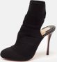 Christian Louboutin Pre-owned Fabric boots Black Dames - Thumbnail 2