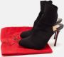 Christian Louboutin Pre-owned Fabric boots Black Dames - Thumbnail 9