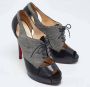 Christian Louboutin Pre-owned Fabric boots Black Dames - Thumbnail 4