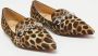 Christian Louboutin Pre-owned Fabric flats Brown Dames - Thumbnail 3