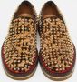 Christian Louboutin Pre-owned Fabric flats Brown Heren - Thumbnail 3