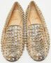 Christian Louboutin Pre-owned Fabric flats Gray Dames - Thumbnail 3