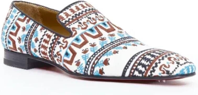 Christian Louboutin Pre-owned Fabric flats Multicolor Heren