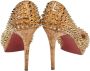 Christian Louboutin Pre-owned Fabric heels Beige Dames - Thumbnail 4