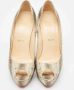 Christian Louboutin Pre-owned Fabric heels Beige Dames - Thumbnail 3